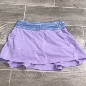 Lavender lululemon Pace Rival Skirt